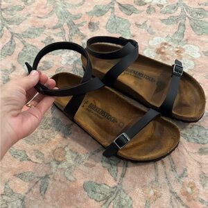 Birkenstock Daloa Black Cork Sandals